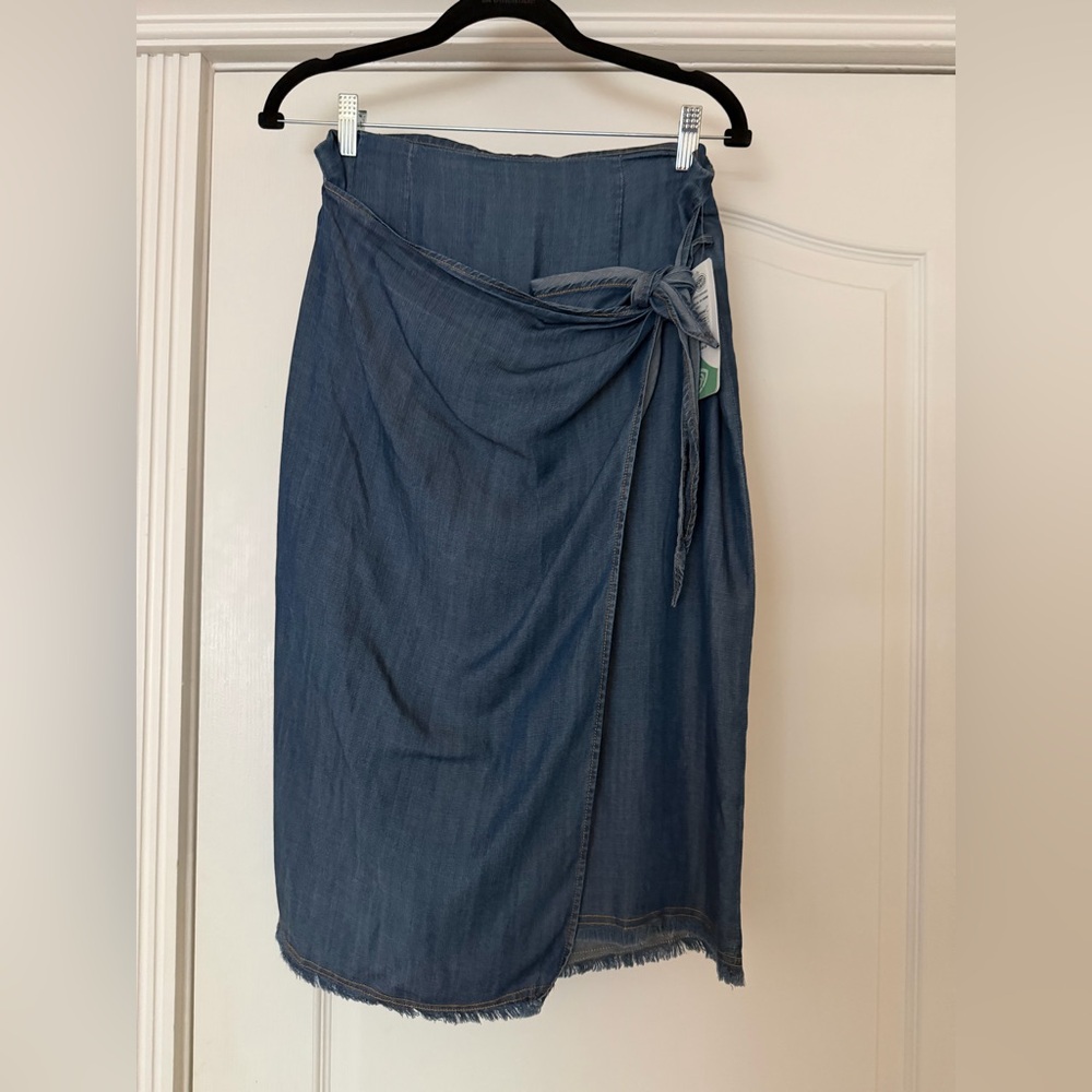 Denim Wrap Skirt Tribal Jeans.